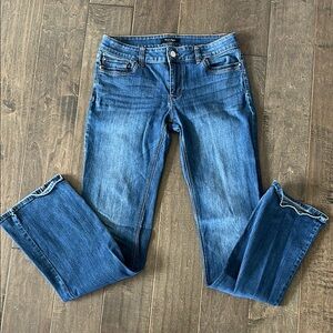 White House Black Market Blue Boot Cut Jeans